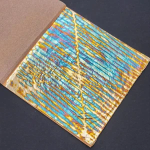 25 Hojas Lámina de Oro Imitación 5.5"x5.5" Hoja Metálica Variegada para Artesanías - Imagen 1 de 2