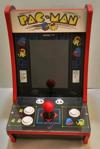 Arcade1Up PAC-MAN Counter‑Cade Two-Game Tabletop Arcade 8295 WORKING - Picture 1 of 14
