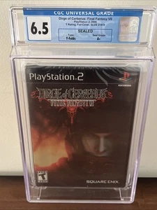 Final Fantasy VII: Dirge of Cerberus PlayStation 2, PS2 Sealed CGC 6.5 A+ NICE! - Picture 1 of 5