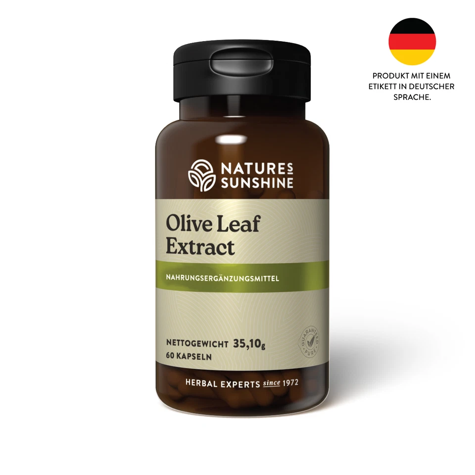 Nature's Sunshine Olivenblatt-Extrakt (60 Kapseln) – Die Kraft des Olivenbaums - Bild 1 von 1
