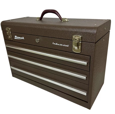 Portable toolbox 20″ Industrial Three-Drawer Friction Toolbox - Image 1 of 4