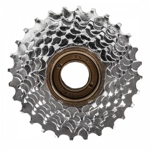 Sunlite 7-Speed Freewheel 14-28T Silver, S.I.S. Compatible, MF-TZ21 - Picture 1 of 1
