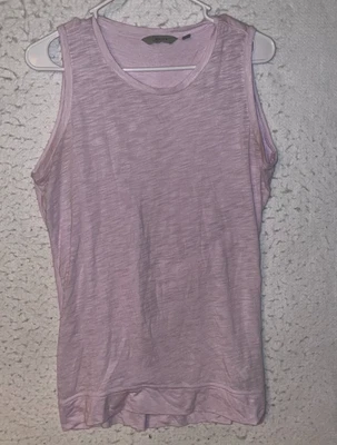 Camiseta sin mangas para mujer Athleta talla M lavanda púrpura querubín Siro espalda torcida ver a través Foto 1 de 4