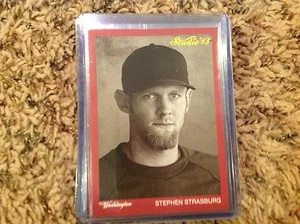 2013 Panini Fathers Day STUDIO 13  STEPHEN STRASBURG #1 Nationals - Bild 1 von 1