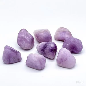 8x Decoration Stones Color Stones Stone Gems Voluptuous 8 Piece Purple/Purple - Picture 1 of 8