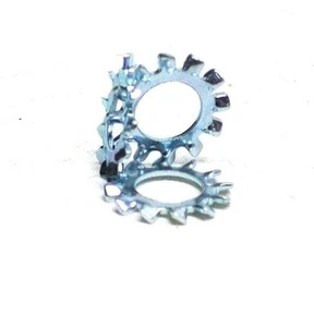 SET BESTEHEND AUS 500 NEUEN 1/4 ZOLL AUSSENZAHN-SICHERUNGSSCHEIBE STAHL ZINK 1/2 ZOLL OD KOSTENLOSER VERSAND NC - Bild 1 von 5