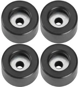 4 Gummifüße 25x15 stahlverstärkt Adam Hall 4904 Gummifuß Gerätefüße Gehäusefüße - Picture 1 of 3