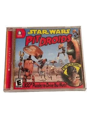 Star Wars Pit Droids Lucasfilm Learning Scholastic 2002 PC Game disc - Image 1 of 4