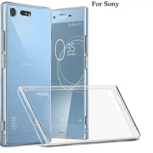 For Sony Xperia L1 L2 L3 L4 5 XZ Premium XZ2 Clear Silicone Phone Case Cover - Picture 1 of 4