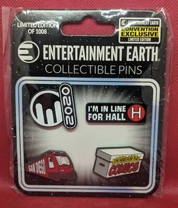 Entertainment Earth Enamel Pin Set of 4 - SDCC 2020 Convention Exclusive LE 1008 - Picture 1 of 3