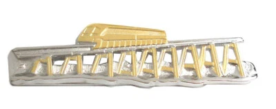 Transrapid Bahn Krawattennadel bicolor glänzend ca. 6,5 cm l. + Box NM0644 - Bild 1 von 4