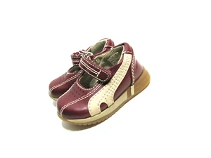 Circo Vintage Baby Girl's Casual Shoes Size 2 Burgundy Tan - Picture 1 of 3