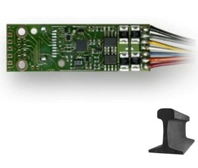 Digitrax DH465 ~ New 2025 ~ Series 5 ~ 4 Amp HO/O Scale DCC Mobile Decoder FX3 - Image 1 of 2