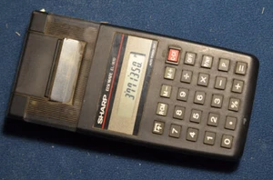 Sharp Elsimate EL-1610 Calculatrice imprimante vintage Japan - Photo 1/2