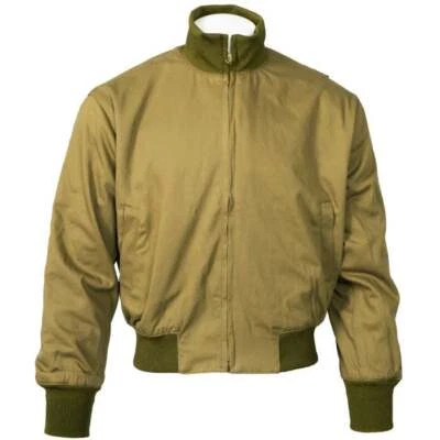 Reproduction US Army WW2 2nd Pattern Tanker Jacket - Modern Cut- Olive-Cotton - Image 1 of 4