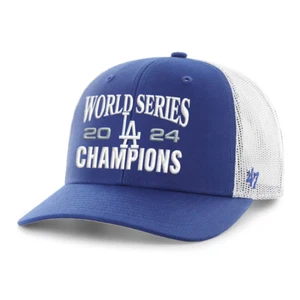 Men's '47 Royal Los Angeles Dodgers 2024 World Series Champions Trucker - Picture 1 of 2