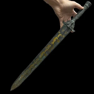 Increíble Hermosa Espada Única Antigua Romana Maravillosa Bronce Excelente 60CM+ - Imagen 1 de 10