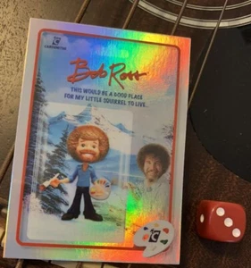 2023 Cardsmiths Bob Ross #55 Rainbow Holofoil By Matt Paganelis - Picture 1 of 2