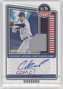 2023 Panini USA Baseball Stars & Stripes Materials Christian Knapczyk Auto