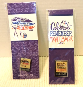 American Cancer Society "Relay for Life"-- "Caregiver" Pins- 2011 & 2012 - Picture 1 of 2