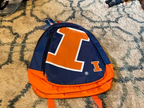Illinois fighting illini backpack Cover