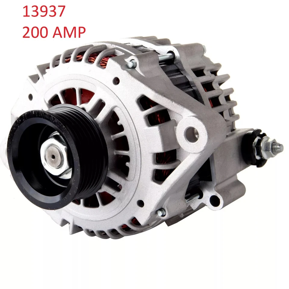 200 HIGH OUTPUT 2001 2002 2003 2004 2005 2006 For NISSAN SENTRA 1.8L ALTERNATOR - Image 1 of 3