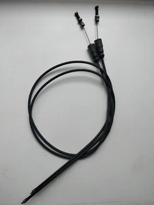 Two (2) Short (39.5") Inch Low-Bar Throttle Cables From 1970 BMW R75/5 - Picture 1 of 3