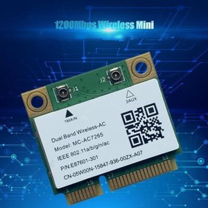1200Mbps Wireless Mini PCI-E Network WiFi Card Bluetooth-compatible 4.2 2.4Ghz/5