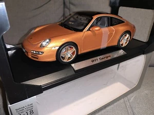 Porsche 911 997 Targa 4S nordischgold schwarz Modell 1:18 Norev OVP WAP Dealer - Bild 1 von 10
