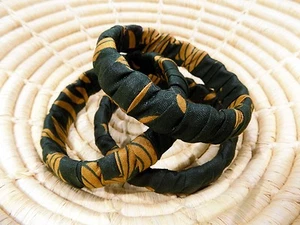 Conjunto de brazalete de tela Kitenge Ankara con estampado de cera de lujo africano nuevas pulseras jbak129 - Imagen 1 de 1