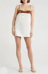 Mini Vestido Free People Verano en Marfil Combo Talla XS Nuevo - Imagen 1 de 7