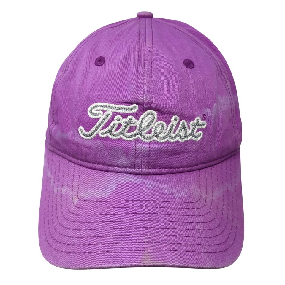 Sombrero Titleist con tirantes púrpura talla única ajustable bordado al aire libre Foto 1 de 4