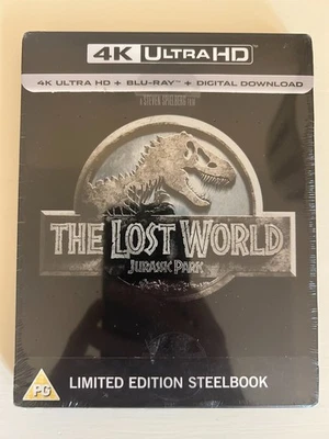 The Lost World Jurassic Park (1997) 4K UHD Steelbook - Rare - New & Sealed - Image 1 of 2