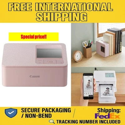 Canon SELPHY CP1500 Mini Photo Printer Pink CP1500 Cute Compact - Image 1 of 4