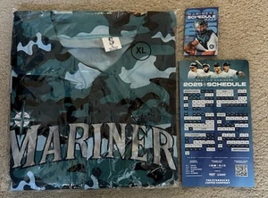 Seattle Mariners- Armed Forces Came Jersey & Magnet- 4/12/25 SGA- XL - Picture 1 of 4