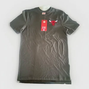 NBA Chicago Bulls T-Shirt Herren Grau Kurzarm - Bild 1 von 4