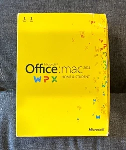 Microsoft Office MAC 2011 Home and Student w/ Product Serial Key Code! ~ LQQK - Picture 1 of 3