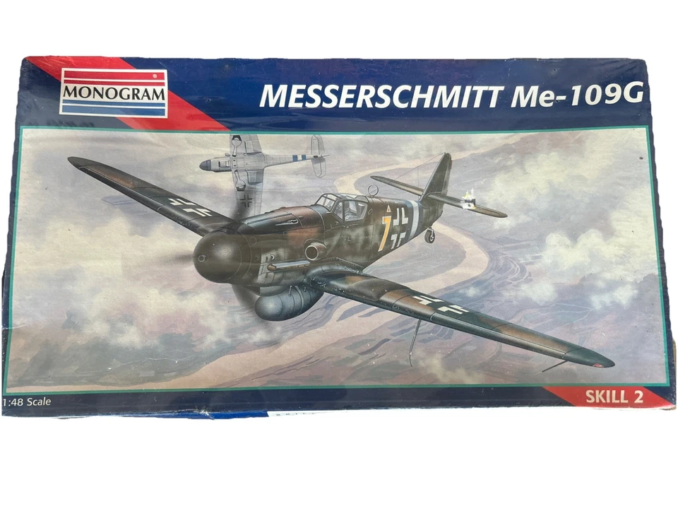 🔥🔥Vintage 1995 Revell/ Monogram #85-5225 1:48 Messerschmitt Me-109G Sealed - Image 1 of 1
