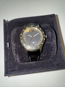 Authentic Pandora Imagine Grand Mens Watch, New, Rare & Boxed (Black, gold) - Picture 1 of 9