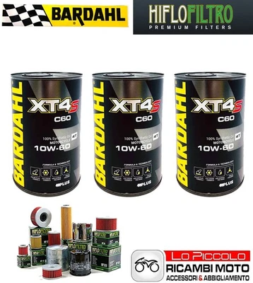 Tagliando 3 OLIO [BARDAHL] XT4-S 10w60 + FILTRO Yamaha YZF 600 R6 S 2008 2009 Foto 1 de 4