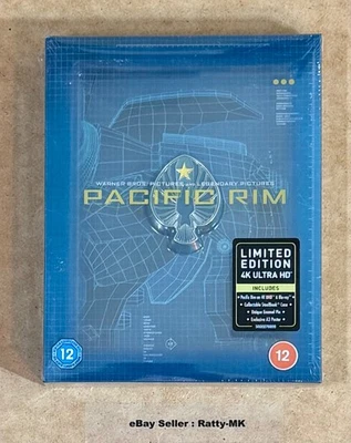 PACIFIC RIM - UK EXCLUSIVE TITANS OF CULT 4K UHD + BLU RAY STEELBOOK - NEW - Image 1 of 4