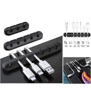 Kabelhalter Kabelclips Selbstklebend Set Kabelmanagement Vielzweck Organizer - Bild 1 von 2