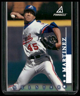 1998 Pinnacle #2 Pedro Martinez Away Stats - Image 1 of 2