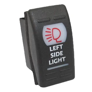 LEFT SIDE LIGHT 219R Rocker Switch 12 volt 16amp ON OFF for F5 Cruiser Silve... - Imagen 1 de 1