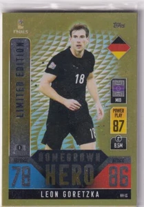 Topps Match Attax Nations League 2022 No. Hh-Lg Leon Goretzka Limited Edition - Picture 1 of 2