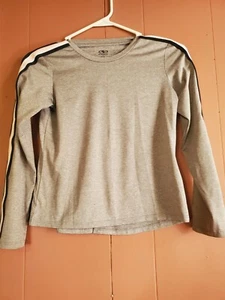 Athletic Works Girls Medium (7/8) Gray Stretch Athletic Stretch Top - Picture 1 of 5