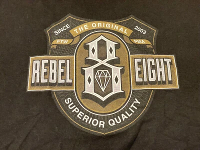 Rebel Eight Clothing Graphic Tee T-Shirt Mens Medium 8 streetwear rebel8 - Image 1 of 4