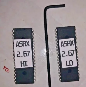 [USED] OS Upgrade 2.67 for Black Ensoniq ASR-X (Two Chips & Allen Wrench) EPROM - Picture 1 of 1