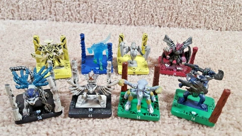 2003 Hasbro Duel Master Deathblade Lot Of Eight Fighter Beetle Dual Fang Takara Cover
