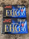 Lot of 2 NEW Sealed JVC VHS-C EHG 30 HiFi 90 min TC-30 Compact Tapes